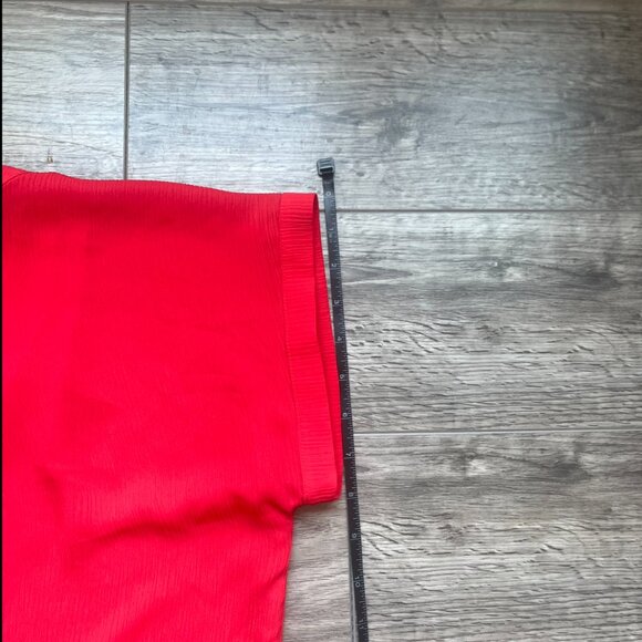 Simply Vera Vera Wang Red Blouse Size M - Picture 7 of 9